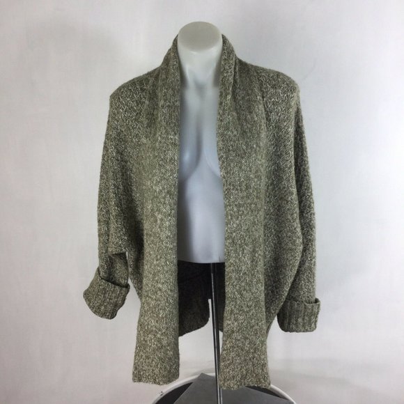 Angel of the North Green Marled Cardigan Sweater - Picture 10 of 10